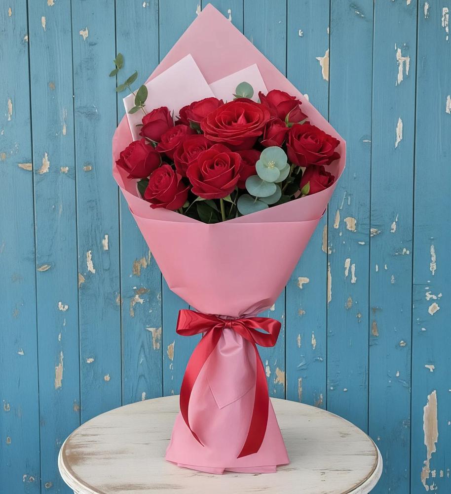 Букет цветов из: Розы в Губино