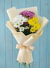 Букет цветов из:  Хризантемы в Губино