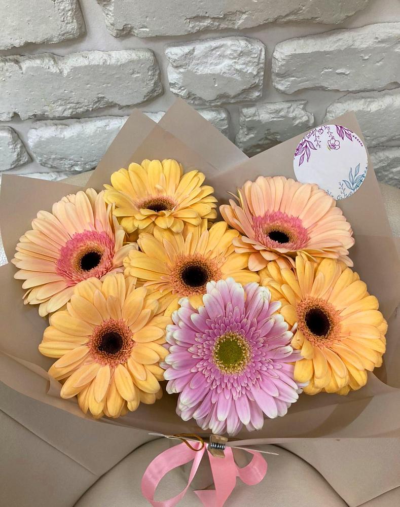 Букет цветов из: Герберы в Губино