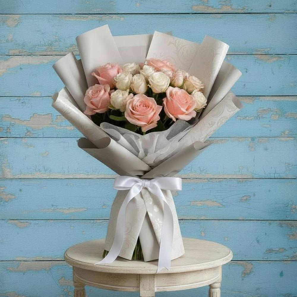 Букет цветов из: Розы в Губино