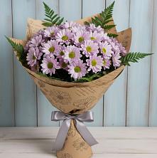 Букет цветов из:  Хризантемы в Губино
