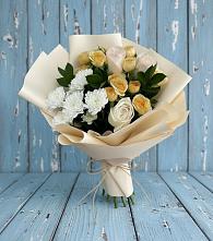 Букет цветов из:  Розы и Хризантемы #REPLACE_PRED# Губино