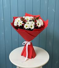 Букет цветов из:  Хризантемы в Губино