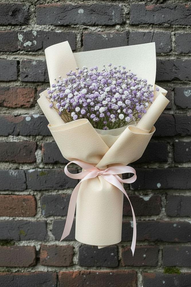 Букет цветов из: Гипсофила в Губино