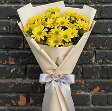 Букет цветов из:  Хризантемы в Губино