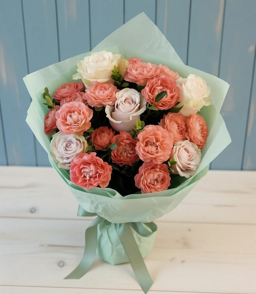 Букет цветов из: Розы в Губино