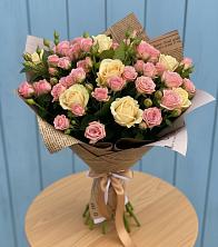 Букет цветов из:  Розы в Губино