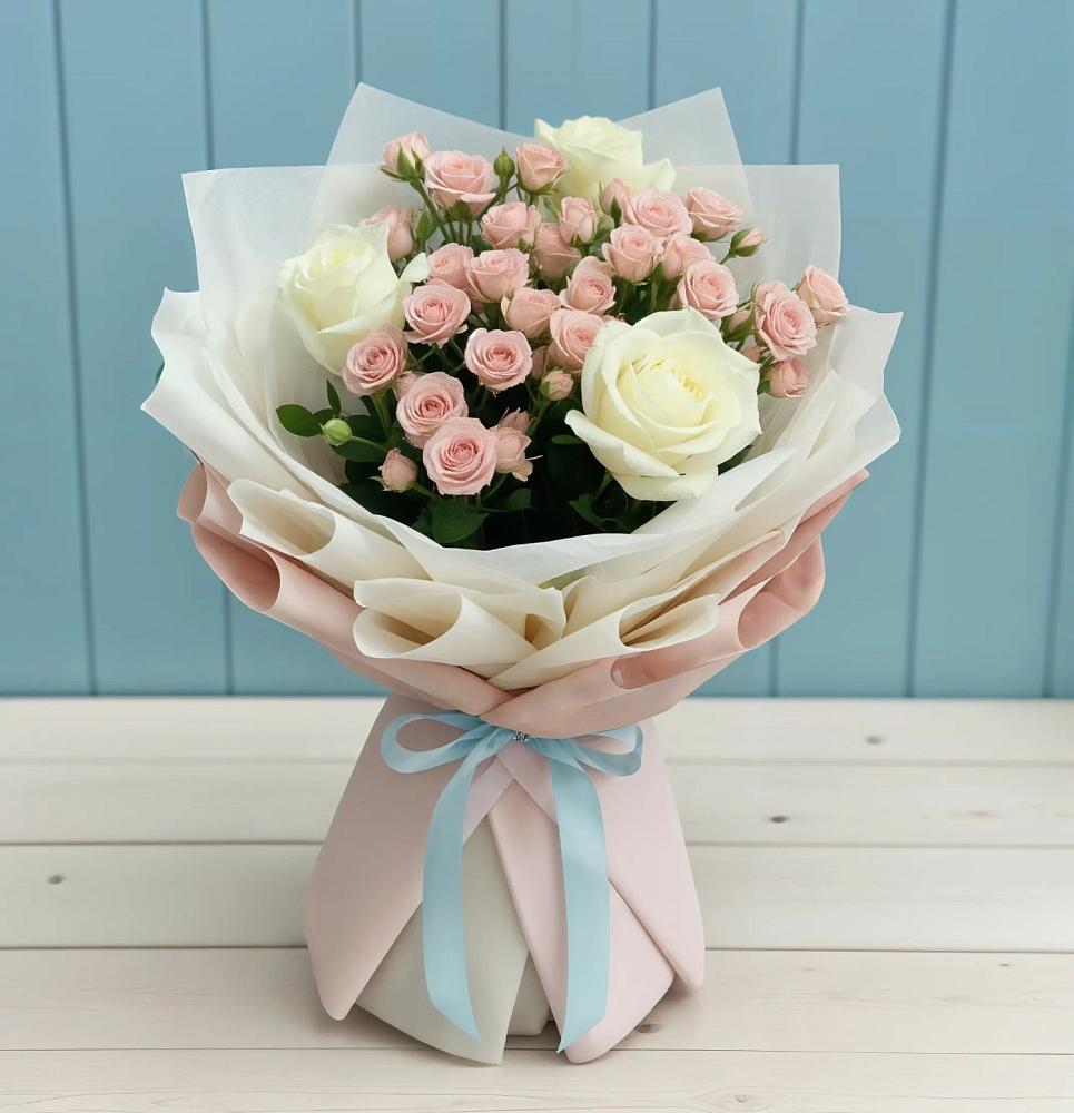 Букет цветов из: Розы в Губино