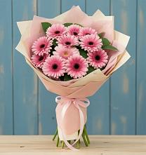 Букет цветов из:  Герберы в Губино
