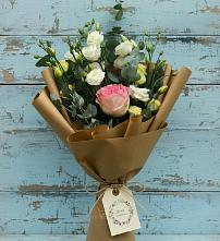 Букет цветов из:  Розы и Лизиантусы #REPLACE_PRED# Губино